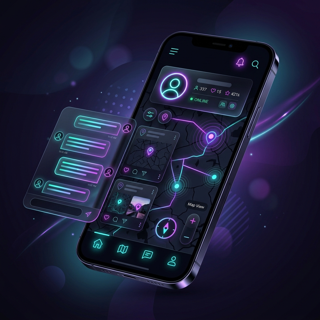 SpillHere App Mockup